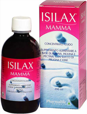 Isilax Mamma - Sản phẩm chống và hỗ trợ điều trị táo bón cho mẹ bầu cũng như các mẹ đang cho con bú, có thành phần là Nước ép cô đặc kiwi