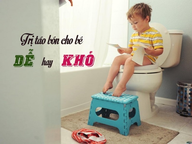 Trị táo bón cho bé – dễ hay khó