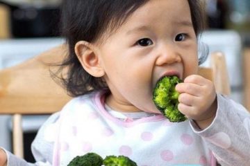 Tác dụng của rau xanh đối với trẻ em